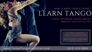 ** NEW ** Tango: 8-Week Intensive Beginner Course @ Lavelle Hall | Tampa | Florida | United States